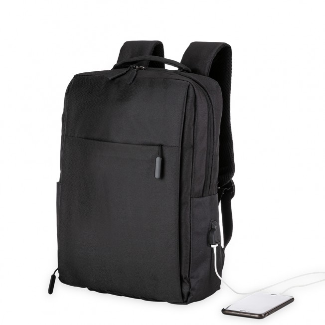 Mochila de Nylon USB