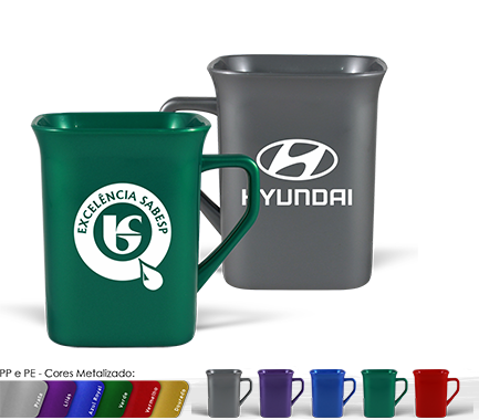 Caneca Quadrada 250ml