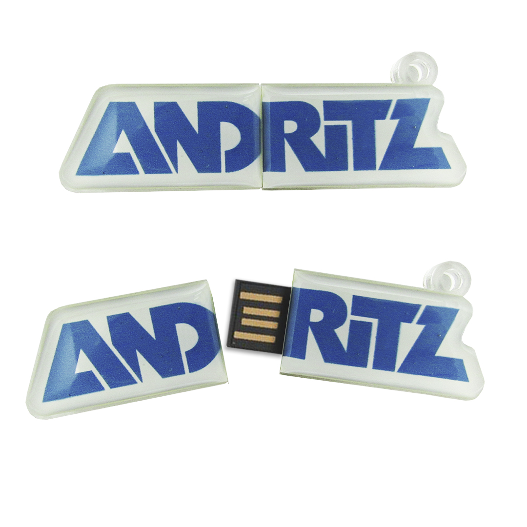 Pen drive 2d de acrílico